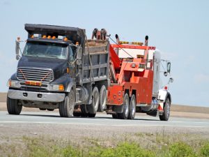 Drums flatbed towing